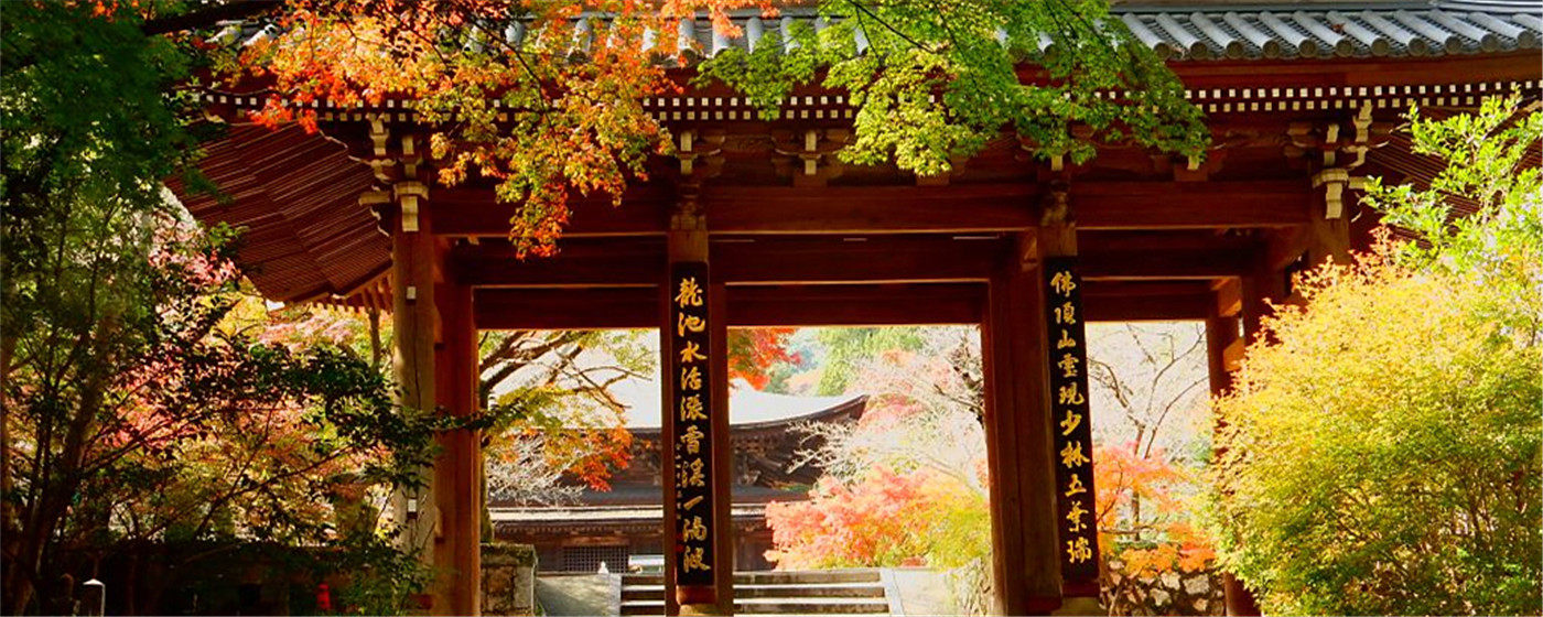 功山寺建于镰仓时代,为长府毛利家菩提寺,佛殿保留有传统寺院建筑样式