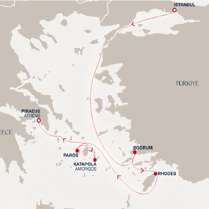 【大航海时代】探索者I号爱琴海航行8天7晚—从古代帝国到标志性岛屿的旅程-旅游线路