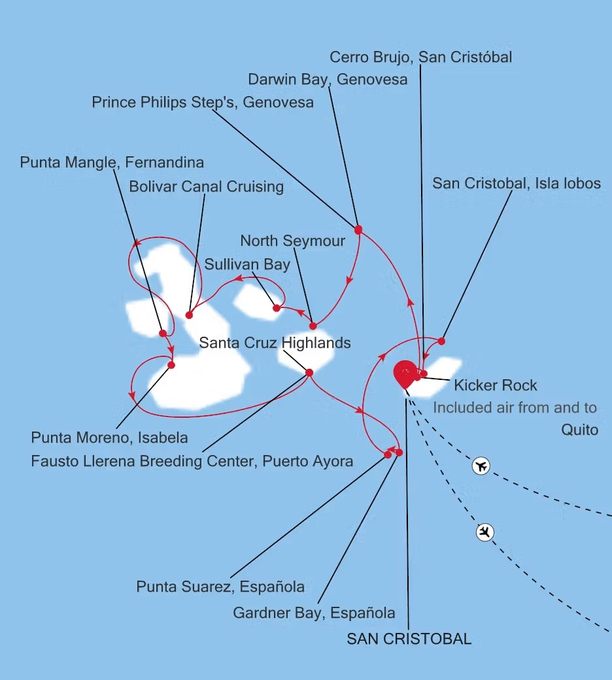 【大航海时代】银海源原号邮轮8天7晚地球生命简史——探秘物种起源，翻开达尔文进化论的第一页-旅游线路