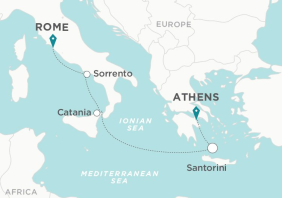 【大航海时代】水晶尚宁号意大利希腊8天6晚浪漫爱琴海之旅-旅游线路