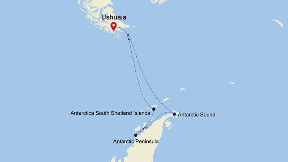 【大航海时代】银云探险号16天12晚南极半岛巡游——极地华丽冒险，一生只此一次-旅游线路
