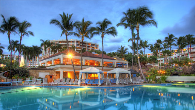 酒店拥有的私人海滩保留了夏威夷最淳朴的风貌。