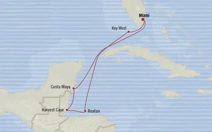 【大航海时代】大洋邮轮英锡亚号国庆11天9晚加勒比海度假浪漫之旅-旅游线路