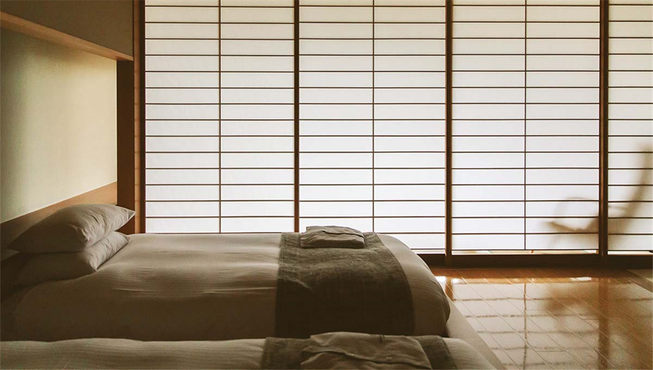 酒店共有41间客室，7种房型中大部分为和洋式。