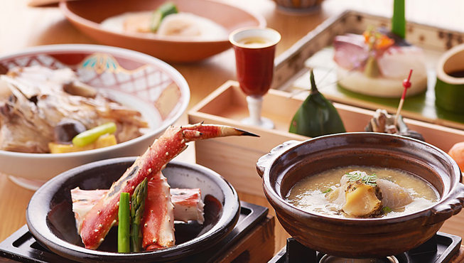 酒店以濑户内海的新鲜食材制作最道地的四国美食。