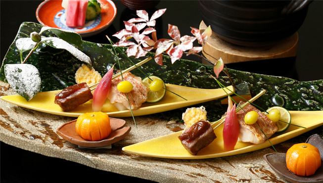 一品正宗怀石料理的美味。