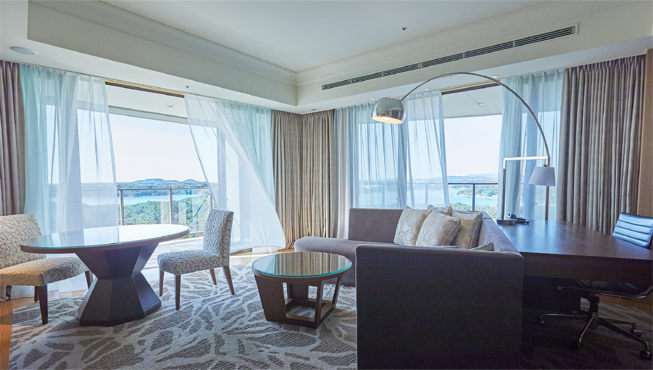 志摩观光酒店 湾景套房选址伊势志摩国立公园，共有50间100平方米以上的套房。
