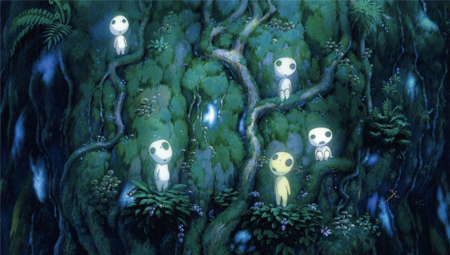 宫崎骏曾为《幽灵公主》数度走访屋久岛寻求灵感，电影中主人公拯救的森林正是以白谷云水峡为原型。