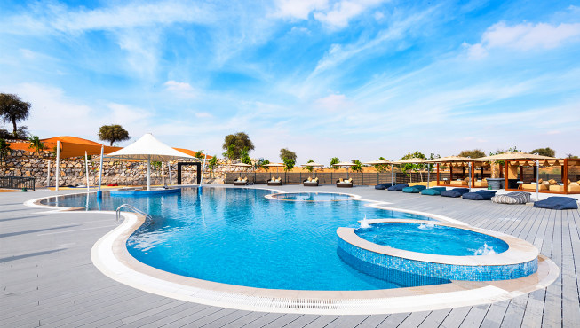 度假村坐拥101栋带独立别墅，每一栋均设有私人游泳池。