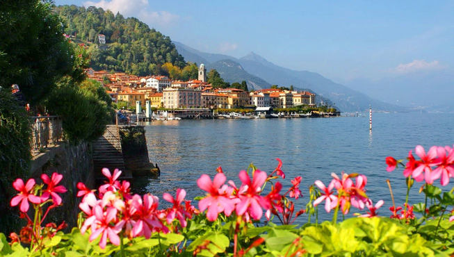 意大利北部阿尔卑斯山区是意大利自然地貌最为丰富的地区，湖光山色，格外美丽。