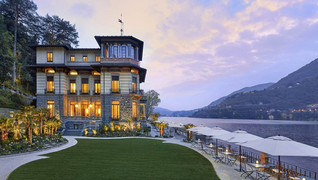 科莫湖文华东方酒店是科莫湖东侧布莱维奥的—座五星级豪华酒店，风景如画。