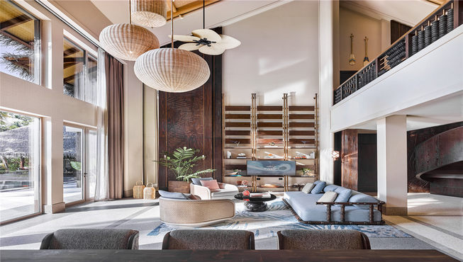 Four Bedroom Beach Residence Living Room.