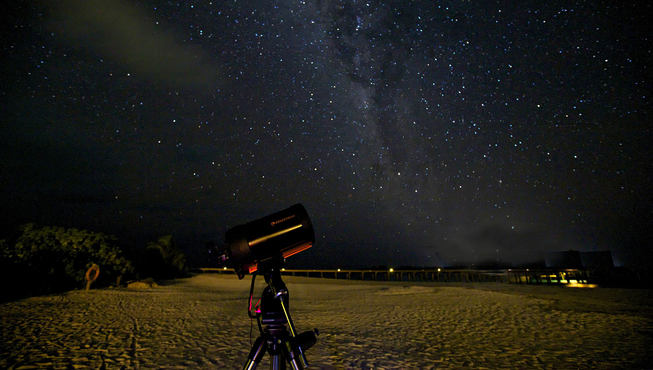 在这里，每个晴朗的夜晚都能仰望满天繁星闪烁，是身在都市无法想象的美好体验。