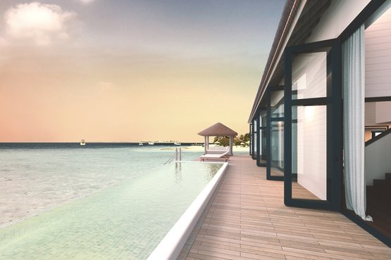 Cocoa Water Villa with Pool拥有290平的超大活动空间