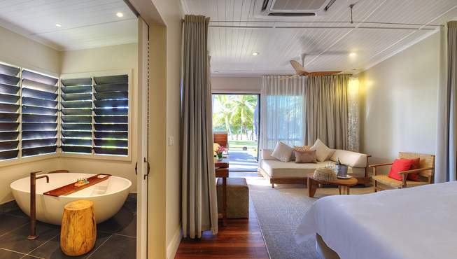 每栋别墅的装饰都温馨且极具海岛风情。