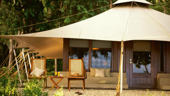 与其他安缦酒店一样，安缦瓦那的房间不多，仅有20间豪华房间，因其外形类似帐篷而被又称做“Tent”。