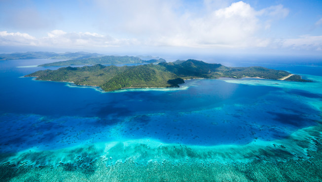 斐济最奢华的度假岛屿——Laucala，位于斐济东北部。