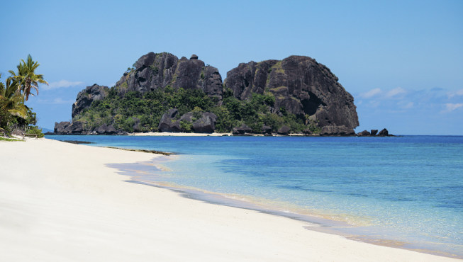 Vomo Island Resort Fiji 度假酒店位于 Mamanua Islands 岛。