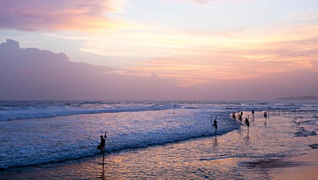 肯克拉海滩是斯里兰卡南部海岸最美丽的海滩