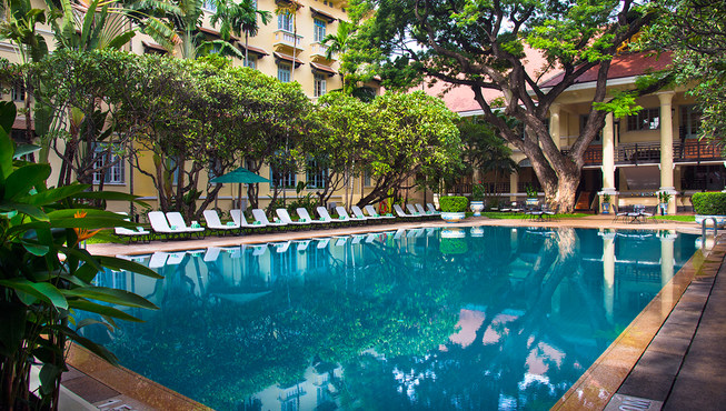 自 1929 年创办以来，皇家莱佛士酒店一直是金边的社交活动中心