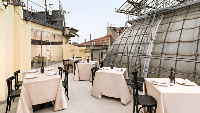 俯瞰大教堂广场的同时享受正宗意式美食