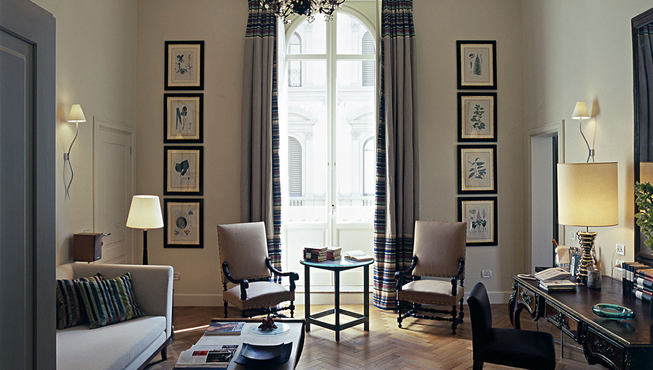 客房内优雅的意大利情调让人沉醉