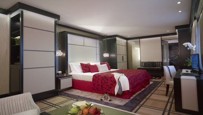 酒店客房——这里可以享受到休闲安逸的居住环境。