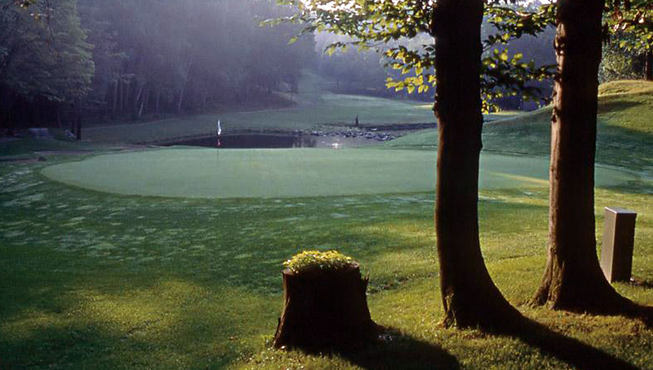 高尔夫球场蜿蜒在优雅的丛林中并以其戏剧性的高低起伏而别具特色，并不断突破你的想象空间。