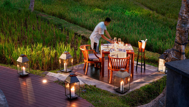 在稻田中听取乌布傍晚温柔的呢喃，醉了一夜