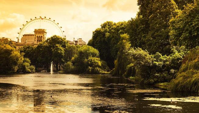 没有比伦敦眼更适合俯瞰伦敦全景的地方了，这座充满现代感的庞然大物和周围历史悠久的建筑群相映成趣，给古老的伦敦带来新的活力