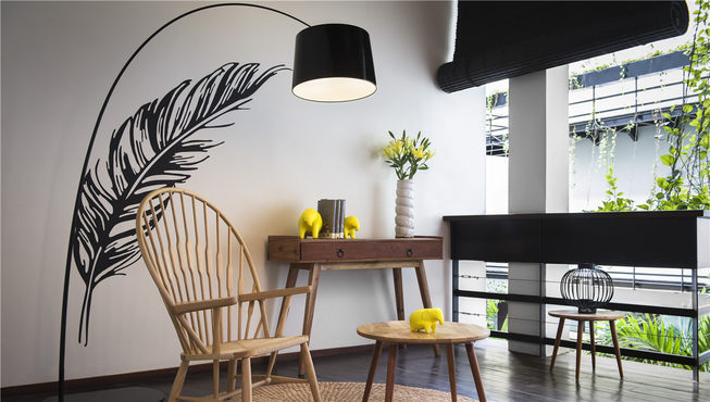 没有冷冰冰的大理石也没有大面积的纯木摆设