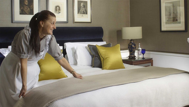 酒店贴心的服务使这里成为富丽典雅的休憩寓所