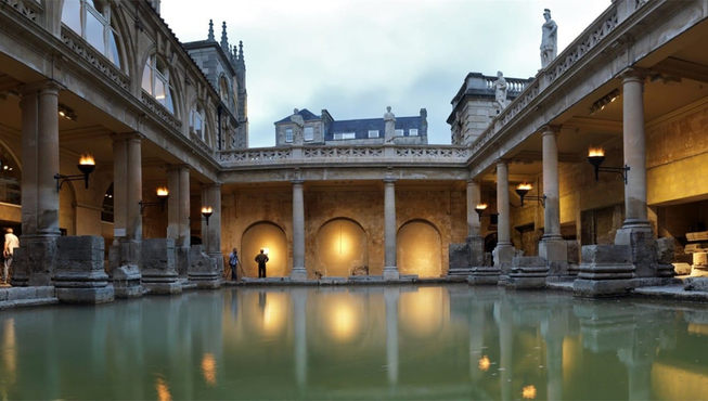 巴斯以其独有的温泉浴室享誉全球