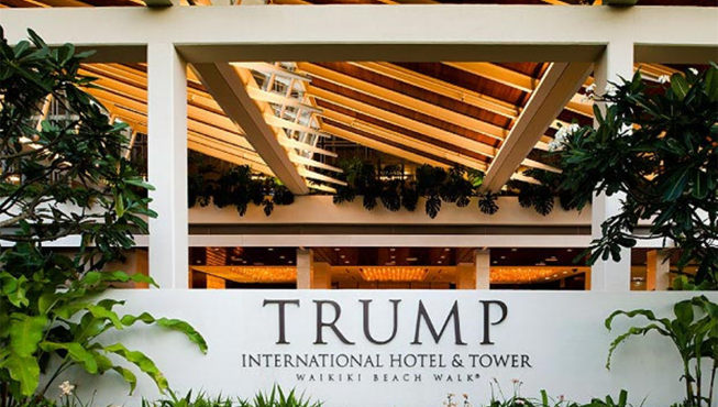 夏威夷威基基特朗普酒店是夏威夷檀香山首屈一指的豪华酒店之一，已连续76个月被评为檀香山市第一大酒店