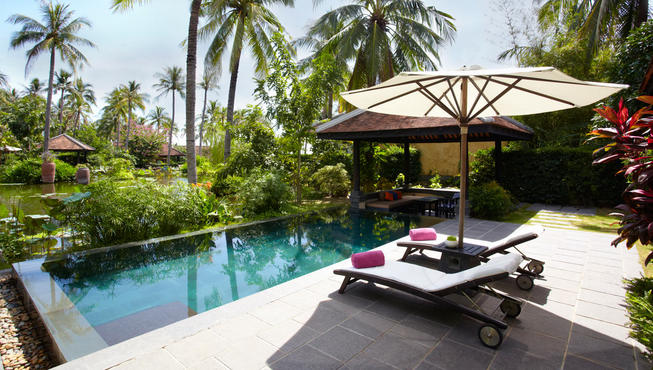 泳池别墅_将精美的越南风格与现代雅致融为一体，一卧室泳池别墅为您打造了一片热带绿洲。