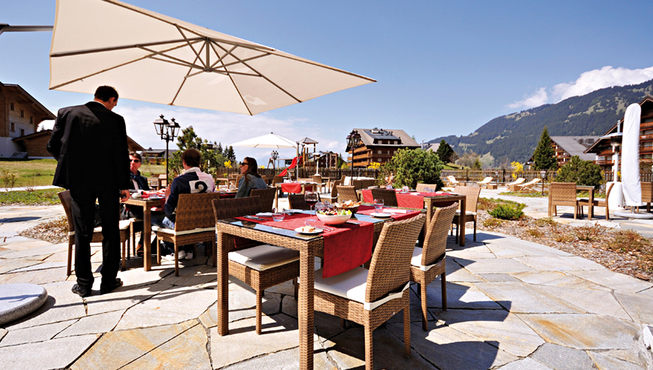 室外露台，美食美景，心情也会无比的畅快