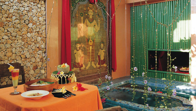 私人用餐,沉浸在里这一切的美好之中