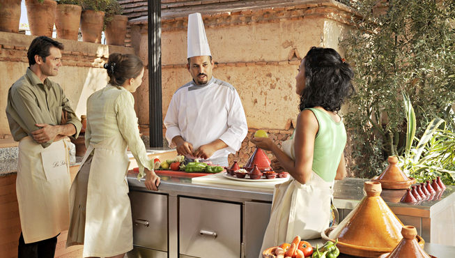 La Sultana提供烹饪课程，传授烹制流行摩洛哥美食的秘密。