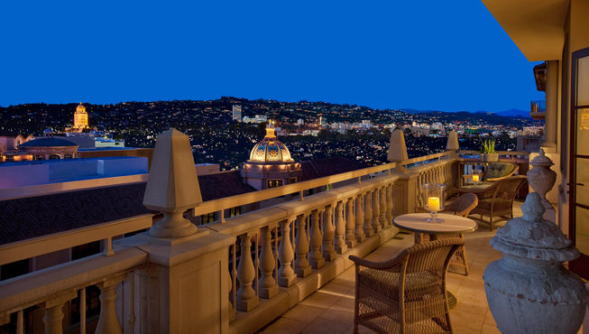 俯瞰贝弗利山庄的美景，浮想好莱坞的昔日辉煌，感受好莱坞的今日繁华